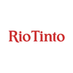 Red text logo of "Rio Tinto" on a transparent background.